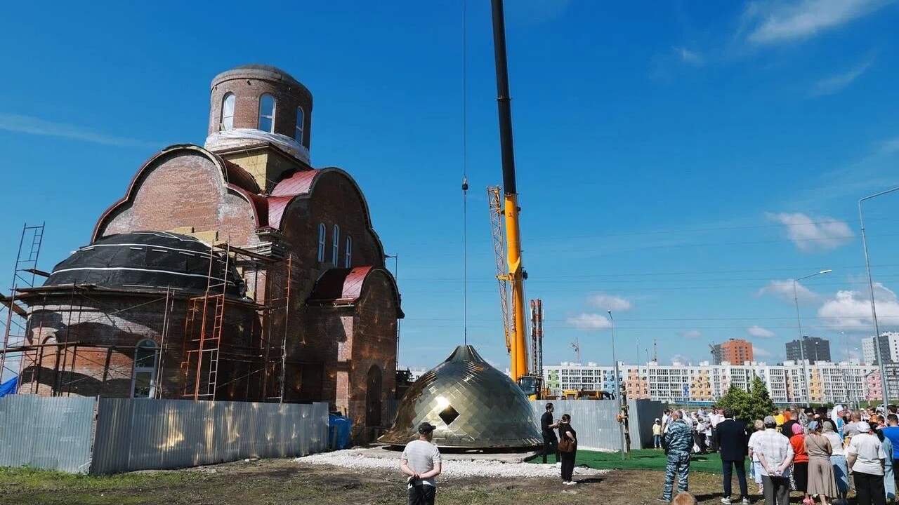 Строительство храма в новом микрорайоне началос...