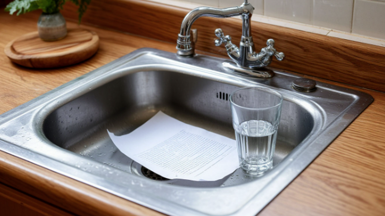 Уходя из дома, обязательно кладу в раковину стакан и лист бумаги: соседи крутят у виска, а я никак не нарадуюсь своей смекалке Даже в свежеотремонтированной квартире вас може...