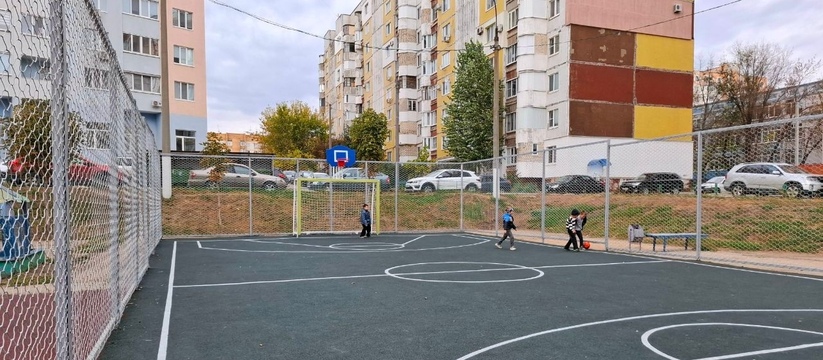 Торжественное открытие новых современных спорти...