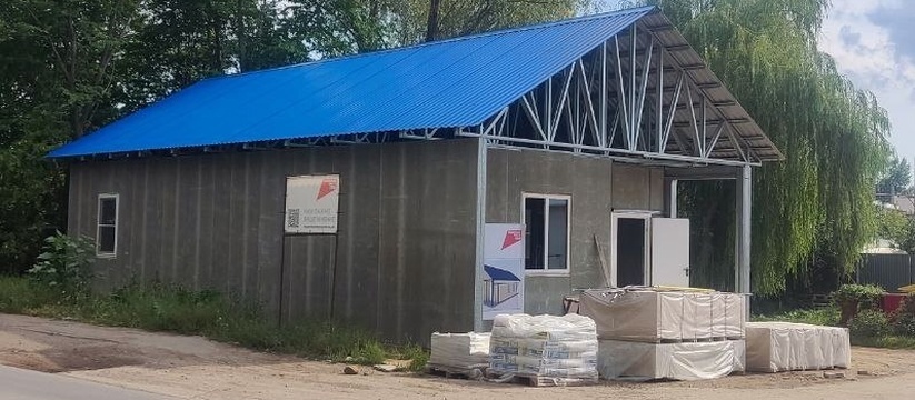 В поселке Граный продолжаются работы по строите...