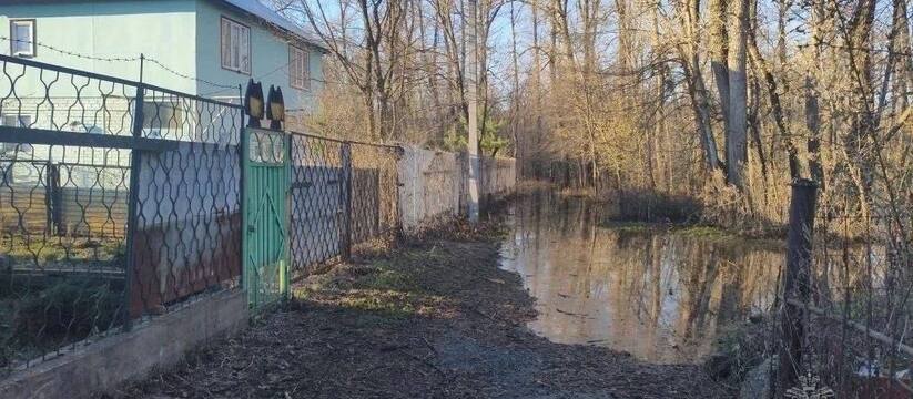 В Самарской области в результате паводка произо...