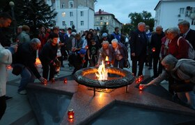 В Новокуйбышевске состоялась акция "Свеча памяти"